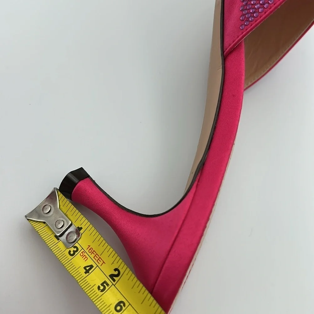 J. Crew Violeta Crystal Sandal Heels Sz8.5